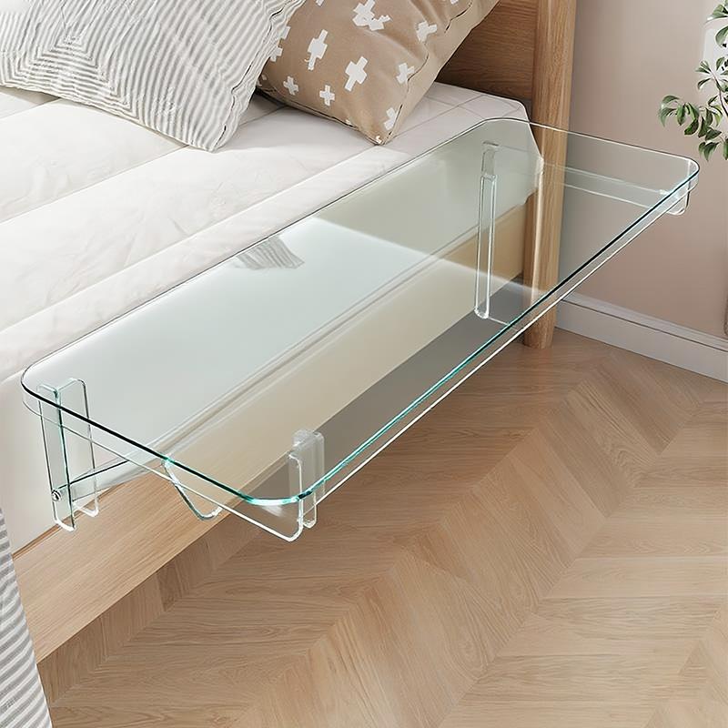 床头柜床边可折叠置物架卧室床边收纳层架小户型家用边柜床侧置物