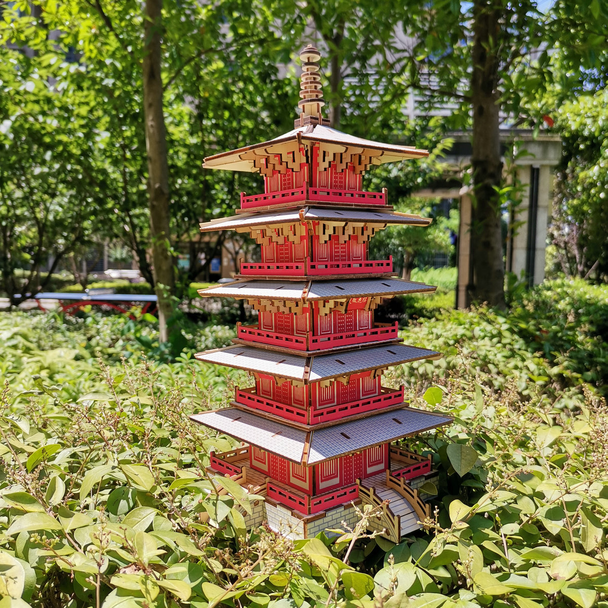 苏州寒山寺手工拼装模型