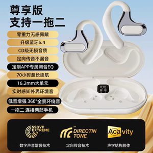 原初者一拖二5.4蓝牙耳机通话降噪APP自定义音效超长续航2026新款