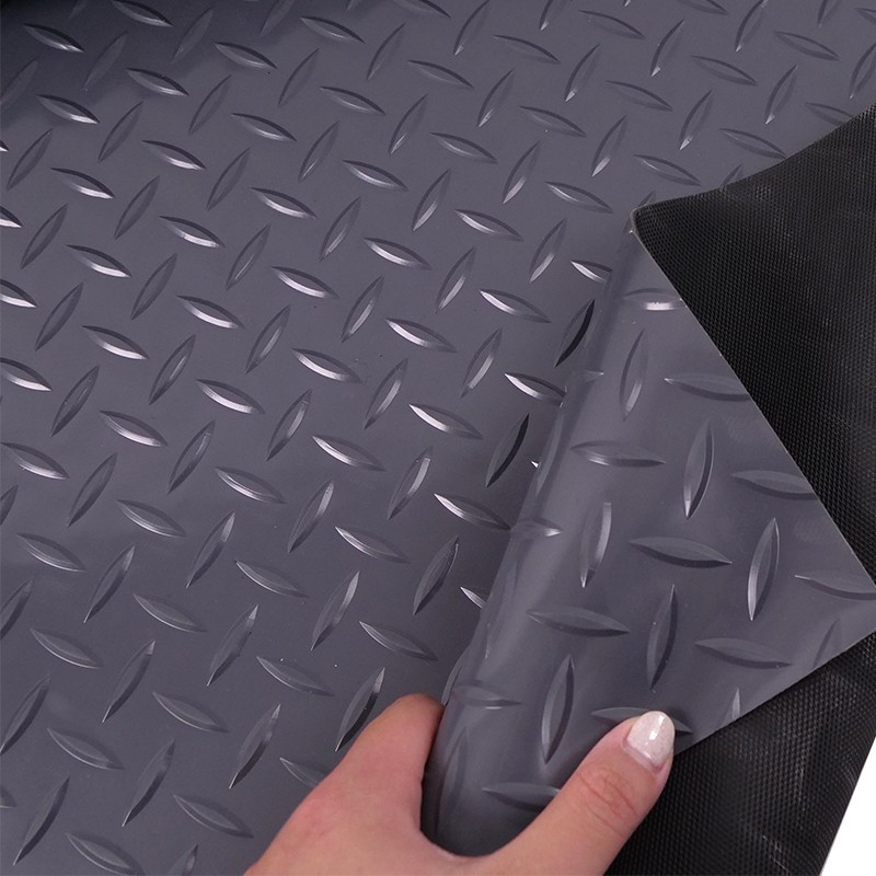 BYyc-131PVC黑底加厚款（厚度2.3-2.5mm）防滑垫多拍不截断灰色1.