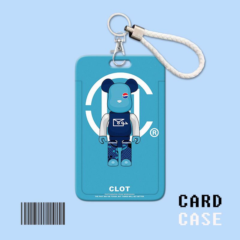 潮牌暴力熊学生饭卡工牌