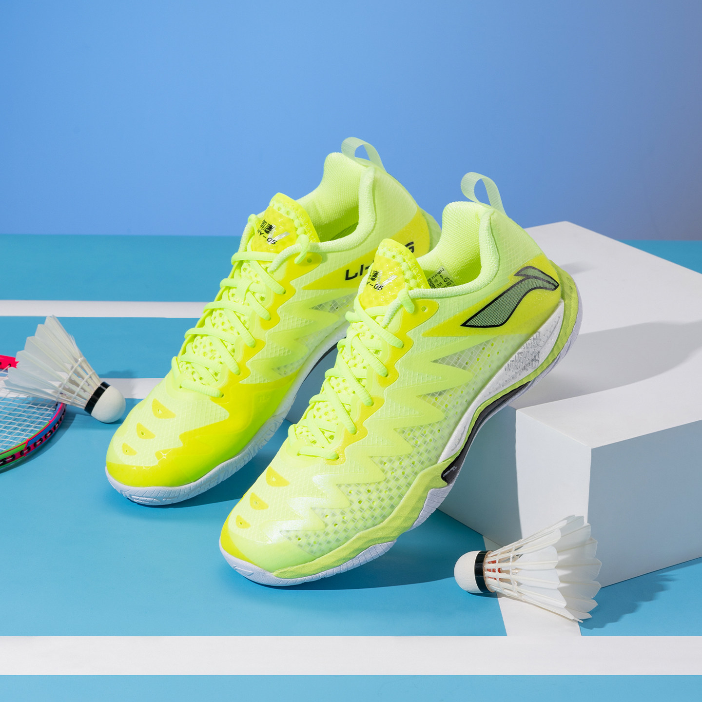 李宁打羽毛球运动鞋鹘鹰系列羽毛球鞋男女款专业比赛减震防滑碳板