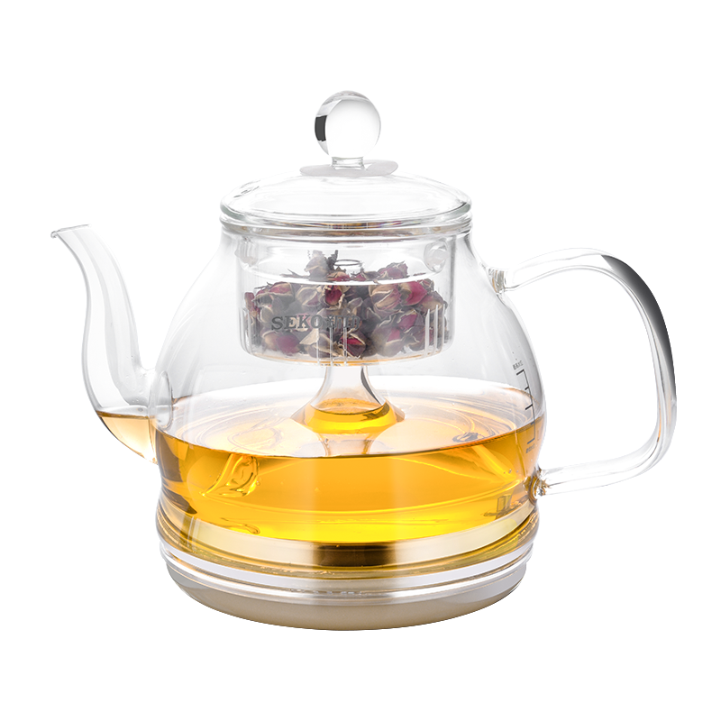 新功茶具配件玻璃壶盖喷淋杯