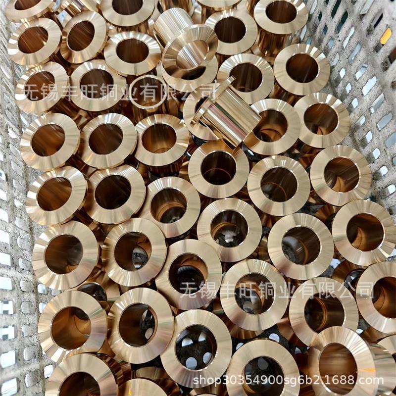 锡青铜套 铝青铜管切割下料 内外车光 离心铸造小口径铜套轴瓦