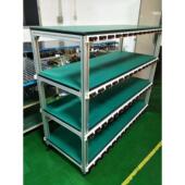 铝合金老化架测试架防静电小推车带轮子多层储物货架定制展示架