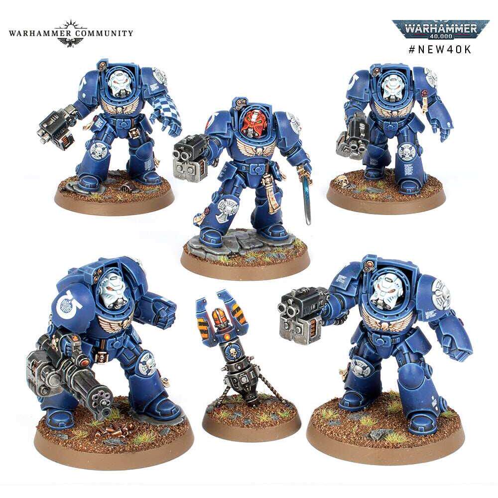 战锤40K 星际战士 SM 十版 终结者小队 利维坦大包 简版 板件
