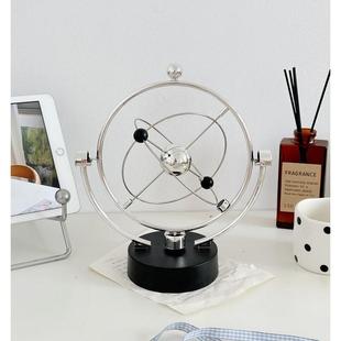 ins风高级感办公室桌面永动仪 创意银河星系抽象装饰品拍照道具