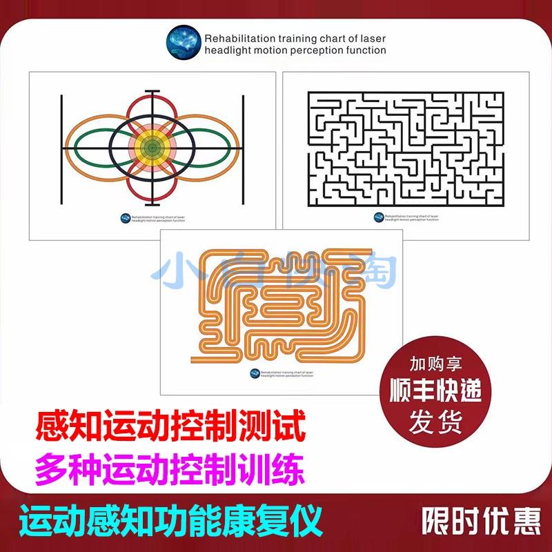 脑神经前庭训练图颈椎运动训练图激光头灯红外运动感知功能康复仪