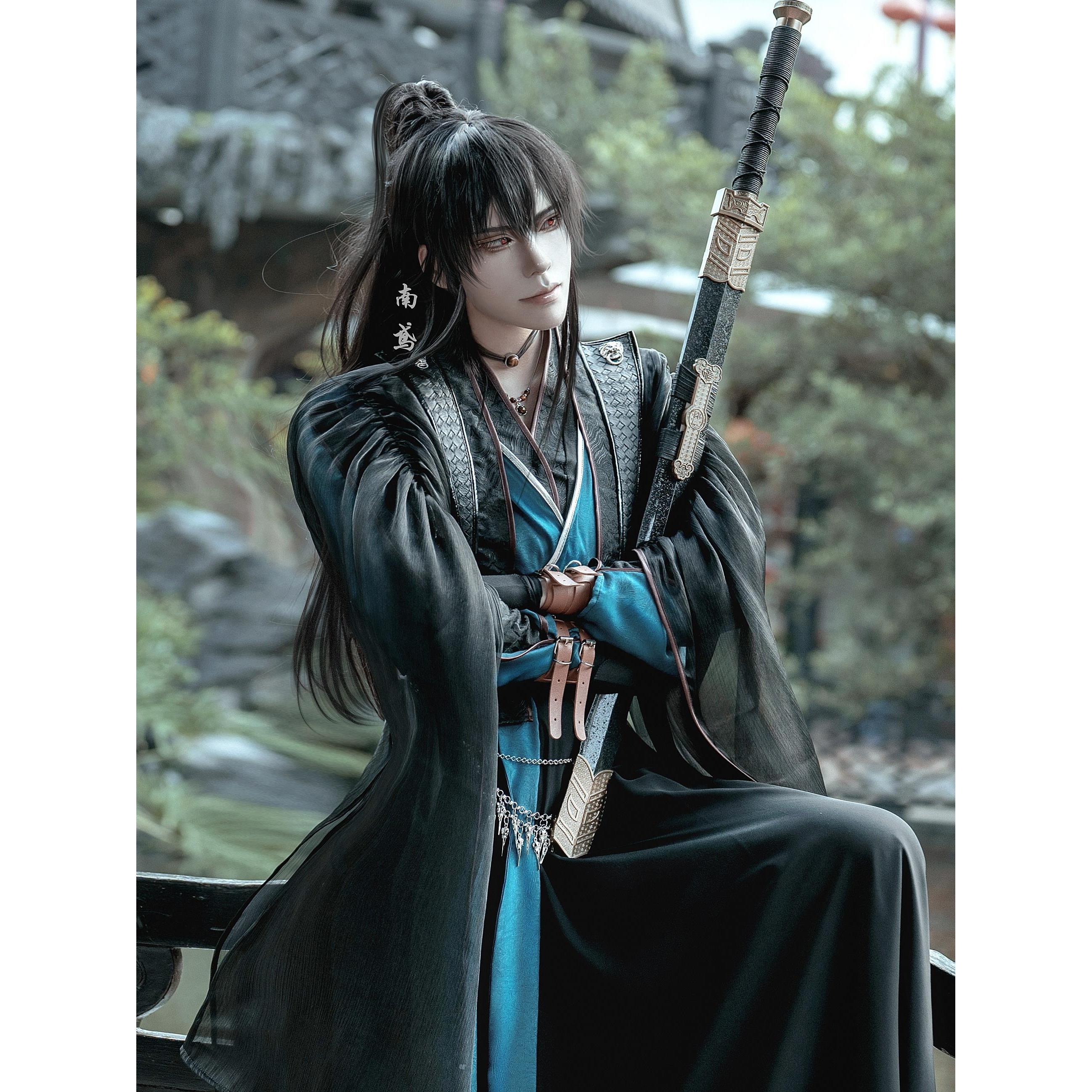 【月烈奇麟】魔道薛洋cos服张起灵古风万用短剧侠客演出服破风刃