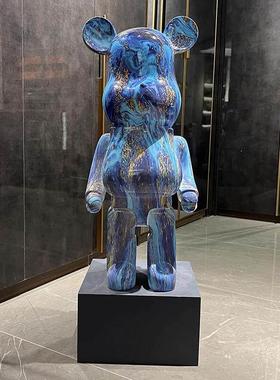 网红卡通暴力熊存钱罐现代简约创意客厅电视柜大型落地摆件装饰品