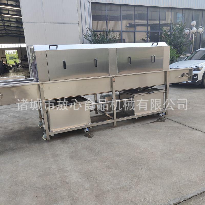 周转箱清洗烘干一体机 塑料筐清洗烘干设备 塑料箱喷淋清洗机