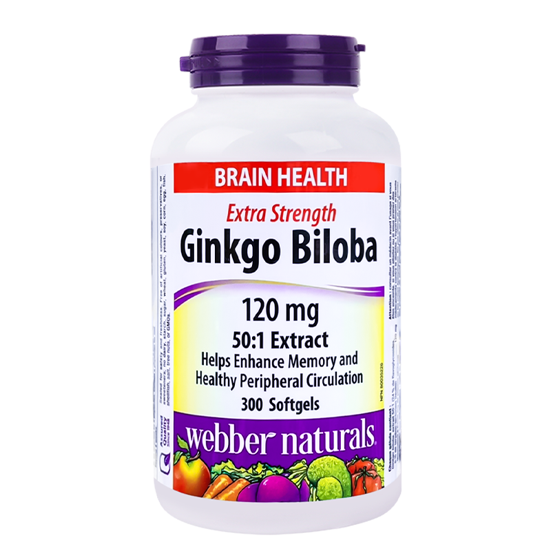 加拿大进口webber伟博银杏叶胶囊