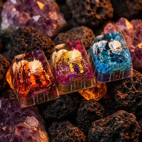 宠物小精灵宝可梦键盘树脂键帽