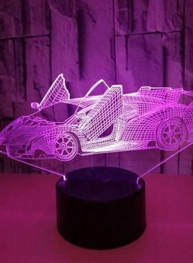 电竞桌面摆件房间科技感创意摆件灯房间电脑桌装饰品夜光手办灯