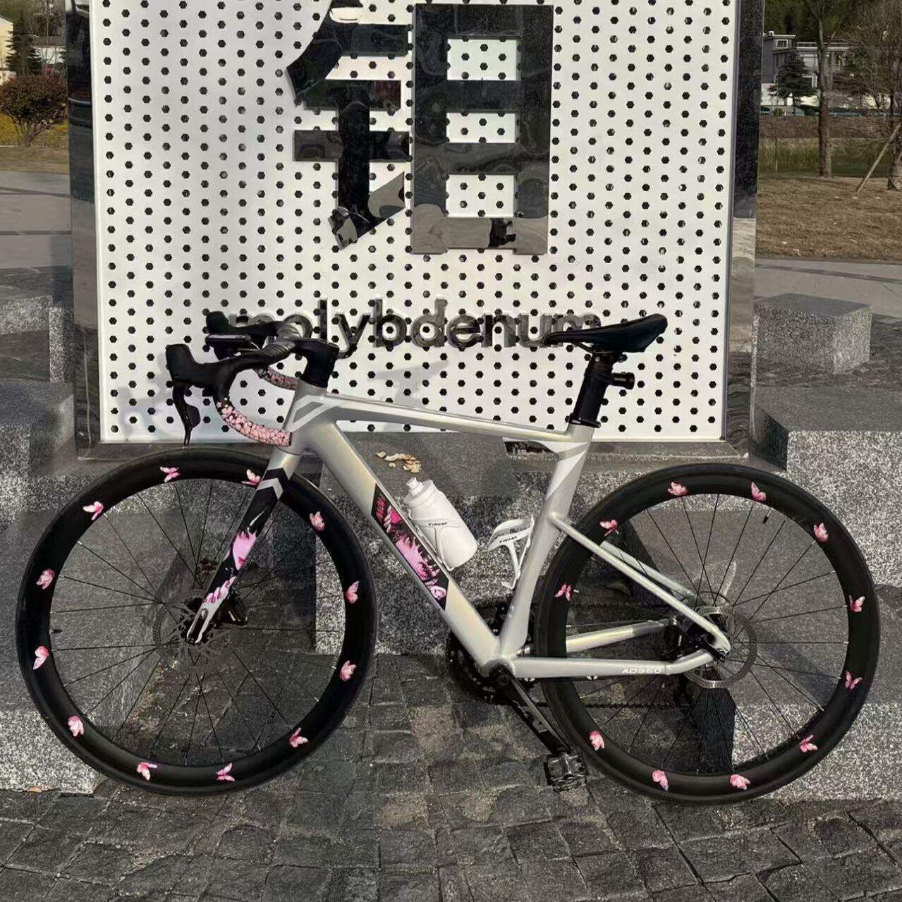 蝴蝶车轮贴纸公路自行车轮毂改色装饰高颜值轮组装饰反光贴纸防水