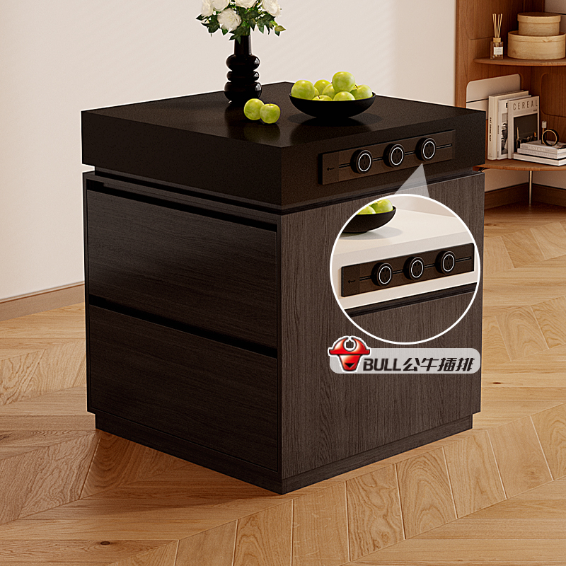 移动岛台家用岩板极窄岛台简约现代独立可移动岛台柜2025爆款中岛