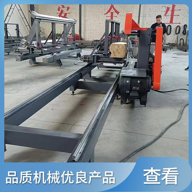 新型大口木工机械圆木开料锯大型木材家具木料切割圆木推台锯木工