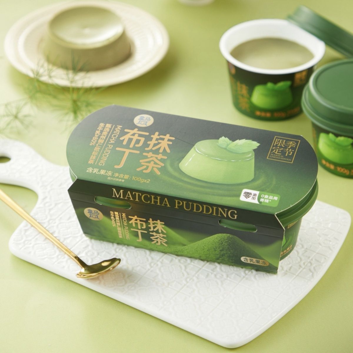 盒马抹茶含乳果冻100g×2盒装