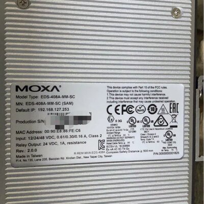 议价工业以太网交换机EDS-408A-MM-SCEDS-405AEDS-510E