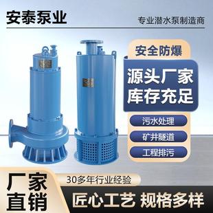 济宁安泰防爆潜污水电泵防爆潜水泵运行稳定可靠WQB40