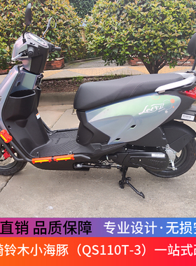适用于轻骑铃木小海豚后货架QS110T-3/5摩托车保险杠尾箱架改装