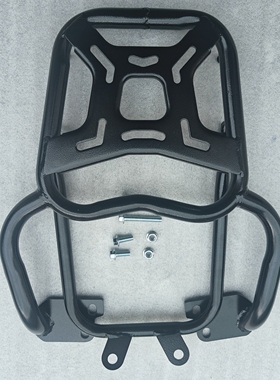 适用贝纳利红宝龙TNT150侧翻货架大脚踏BJ150-29B改装尾箱架配件