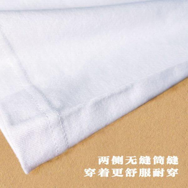 品时达Printstar纯棉打底衫长袖T恤日系潮牌图案女宽松纯白