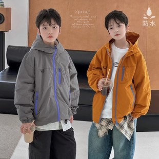 【心动】源源家童装男童春季外套儿童连帽风衣2025新款上衣男孩