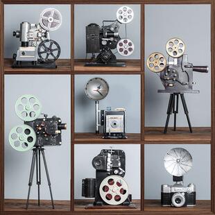 覆古老式电影投影机摆件怀旧古董老物件上海民国模型道具软装饰品
