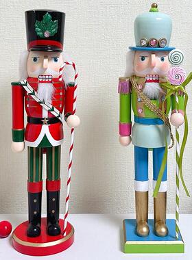 40CM胡桃夹子家居装饰品创意小礼品客厅餐厅国王士兵可爱个性摆件