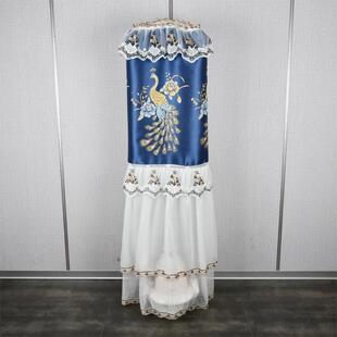 挂烫机罩定制全包布艺纱款双杆衣架拉炼 炼 防尘罩落地家用圆柱款