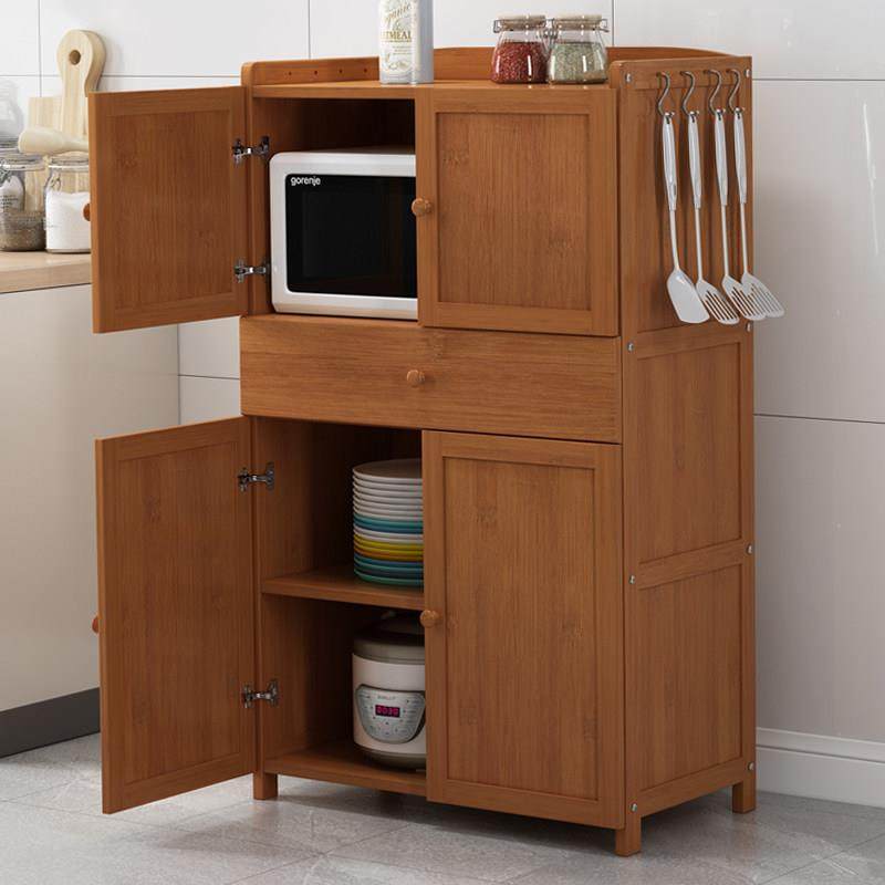 厨房储物柜带门实木中式餐边柜置物架茶水柜家用客厅收纳柜靠墙,厨房/烹饪用具,厨房置物架/置物柜/角架,淘宝优惠券,粉丝福利购,淘宝优惠卷