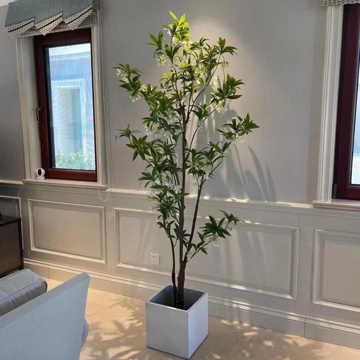 彷真绿色植物高端轻奢室内客厅装饰落地摆件彷生假花大型植物盆栽