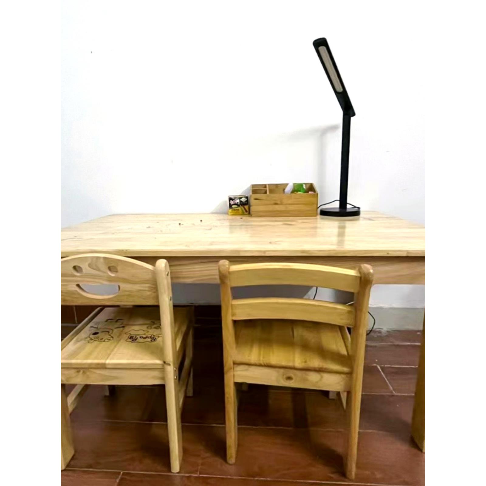 全实木儿童学习桌椅幼儿园书桌椅套装宝宝餐桌客厅家用茶几桌茶台