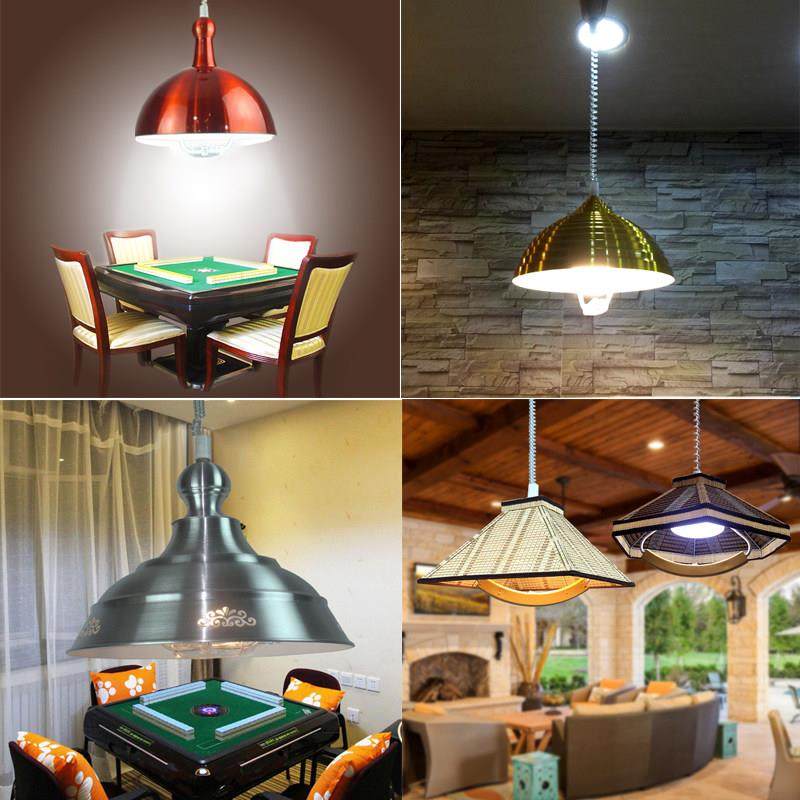 现代简约拉伸吊灯麻将升降灯单头 餐厅吧台棋牌室台球室灯铝灯罩,家装灯饰光源,餐厅吊灯,淘宝优惠券,粉丝福利购,淘宝优惠卷
