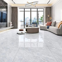 大理石瓷砖800x800客厅地砖防滑耐磨卧室瓷砖浅黄色翡翠绿地板砖