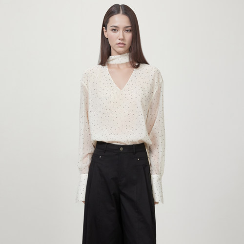 myall法式小资白色衬衫女2025早秋新款轻奢高级感小衫衬衣外套女