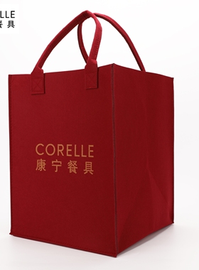 CORELLE 康宁餐具4/8/16/24/32件套红色礼袋高档餐具套装送礼袋子