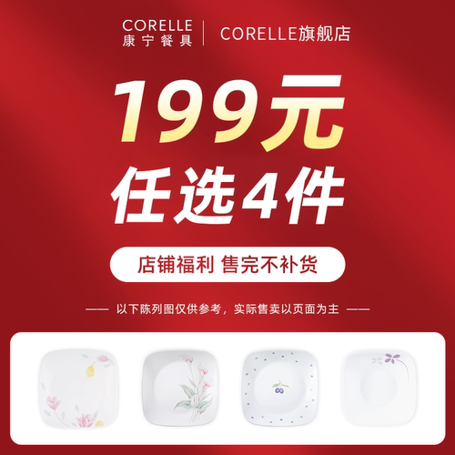 CORELLE康宁餐具耐热玻璃碗盘