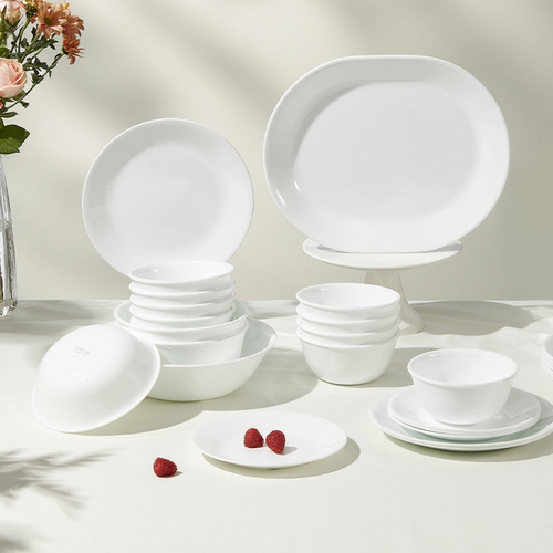 CORELLE康宁餐具玻璃碗盘套装