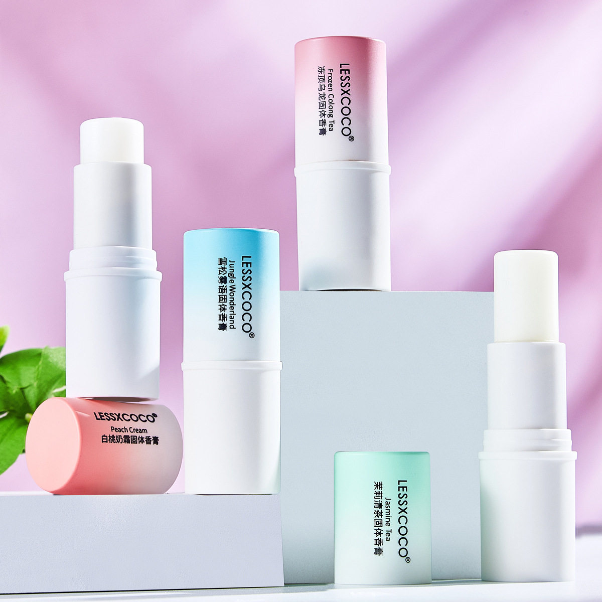 白桃奶霜lessxcoco马卡龙固体香膏持久淡香学生便携香氛膏,彩妆/香水/美妆工具,香膏,淘宝优惠券,粉丝福利购,淘宝优惠卷