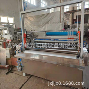 大小型无纺布分切复卷机 一次性桶装湿巾机 卷筒式美发巾复卷设备