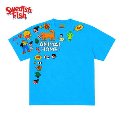 interesting灵魂！亚文化宽松百搭ins风嘻哈rap滑板厚重感短袖T恤