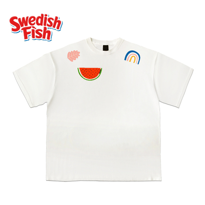 美式小众ins风街头拼接rap oldschool卡通千禧风小众JHYQ短袖T恤