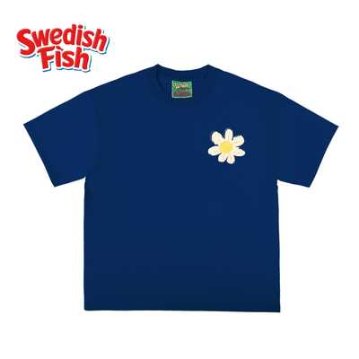 深蓝色！高街穿搭重磅纯棉短袖T恤ns风街头oversize阿美咔叽短袖T