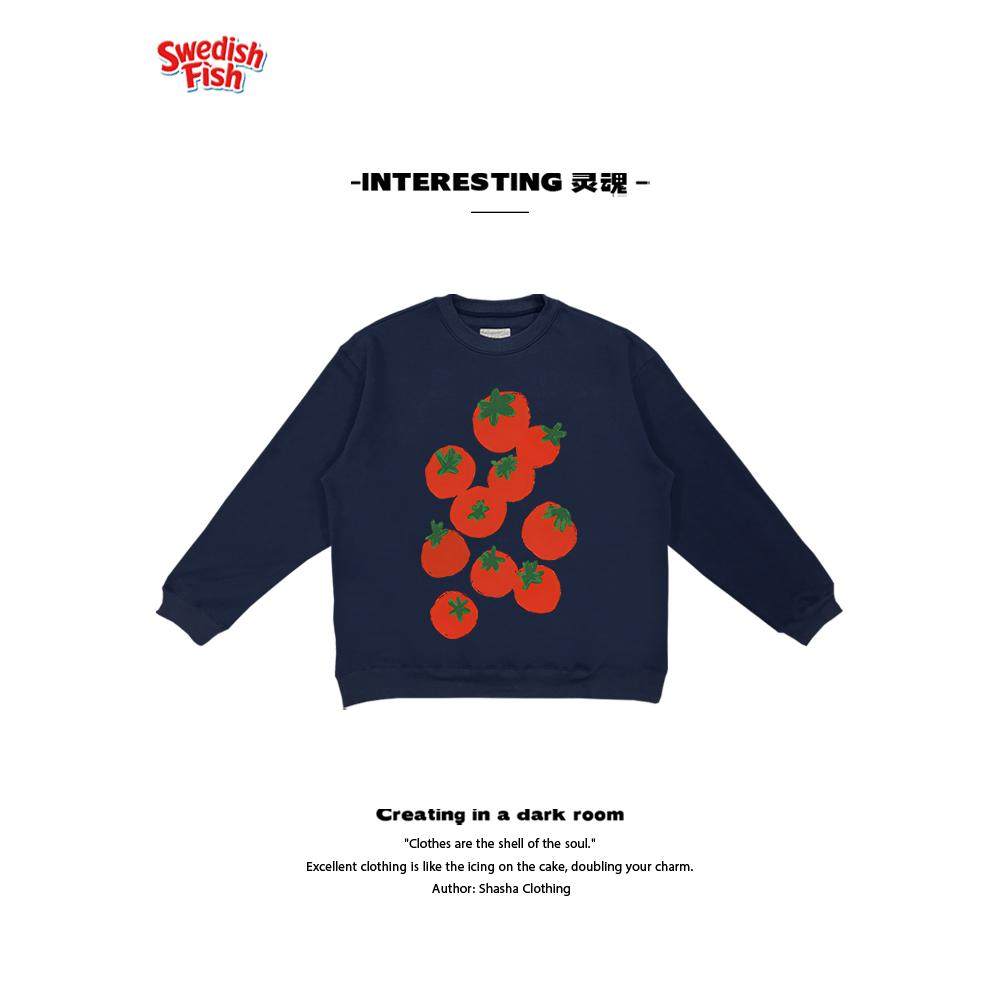 艺术展！interesting灵魂 亚文化阿美咔叽小众无性别y2k圆领卫衣