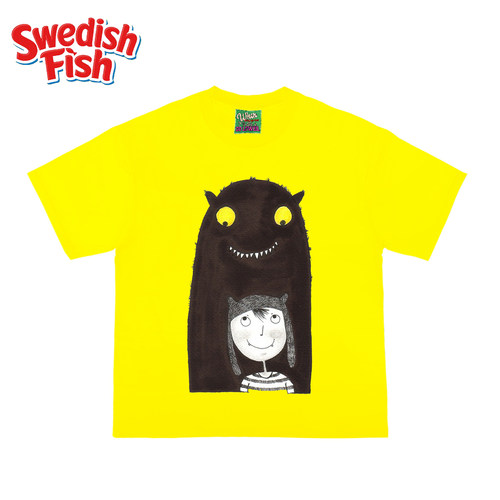 interesting灵魂 学院风趣味设计感JHYQ落肩ins风重磅纯棉短袖T恤