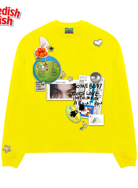 interesting灵魂！原创高街穿搭设计感多元素240g重磅全棉长袖T恤