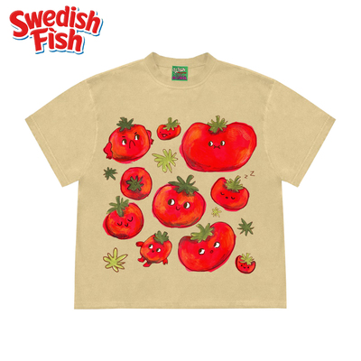 interesting灵魂！趣味学院tomato元素全棉设计感240重磅长袖T恤
