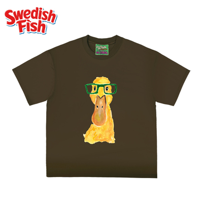 interesting灵魂 亚文化涂鸦oversize美式重磅240g大学生痞帅短T